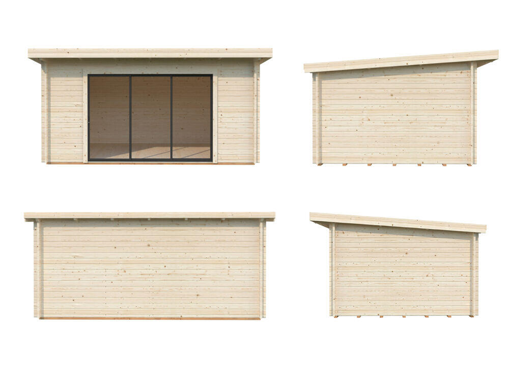 Palmako Lea Slide Plus hagestue 14.2 m²