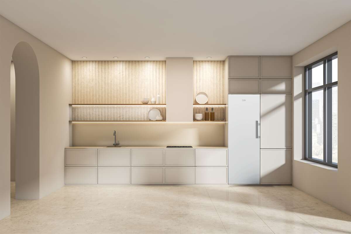 beko B1RMFNE314W1 fryseskap