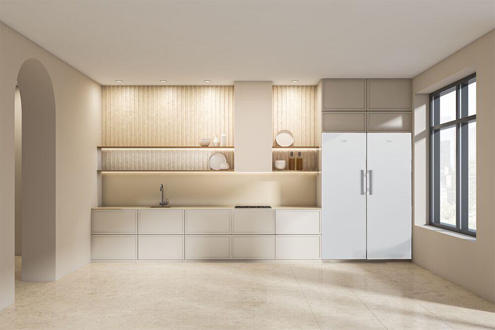 beko B1RMFNE314W1 fryseskap