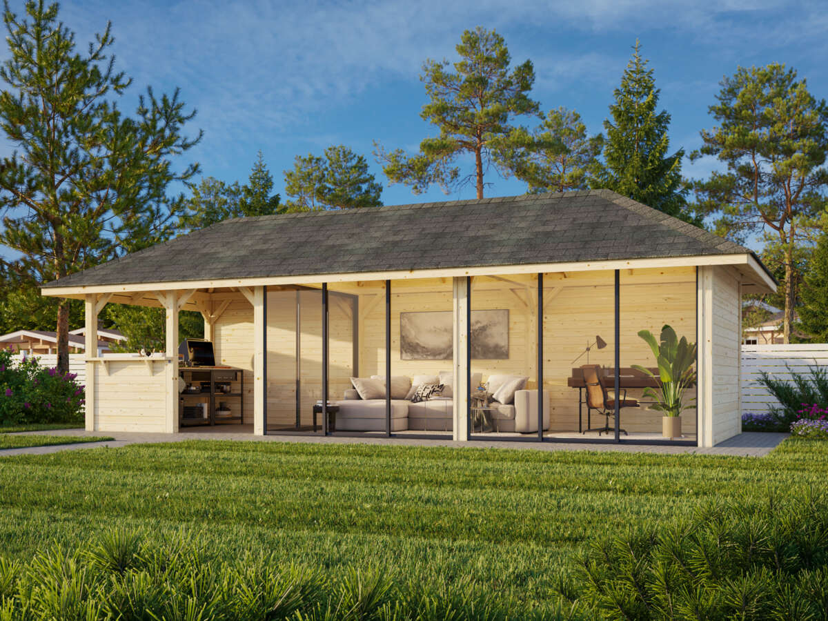 Palmako Bianca 219 hagestue 24,9 m²