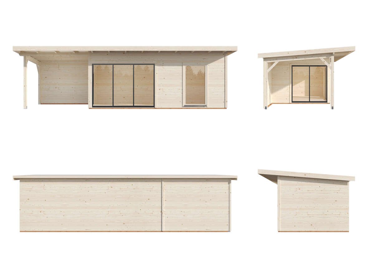 Palmako Andrea Slide hagestue 17.1+7,9 m²