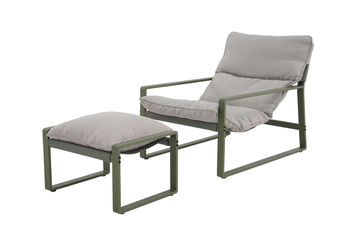 Bohem Vigra stol og fotskammel