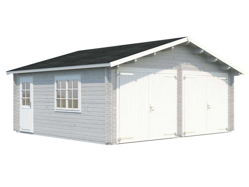 Palmako Roger 28,4 garasjebod med 2 doble porter