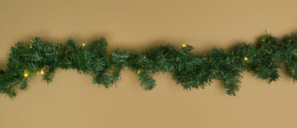 Nord girlander med lys