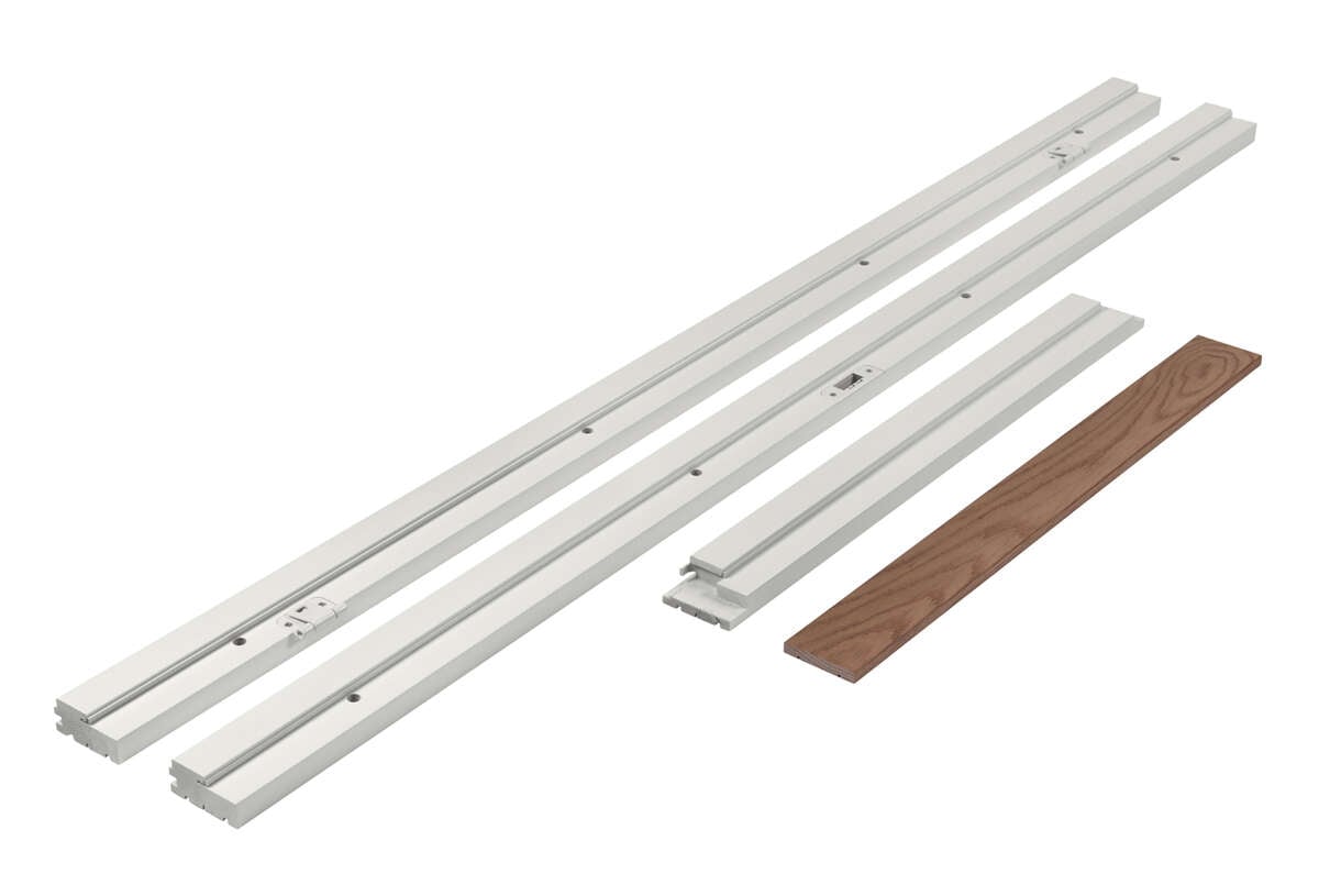 Harmonie karmsett hvit med pakning og med flat terskel