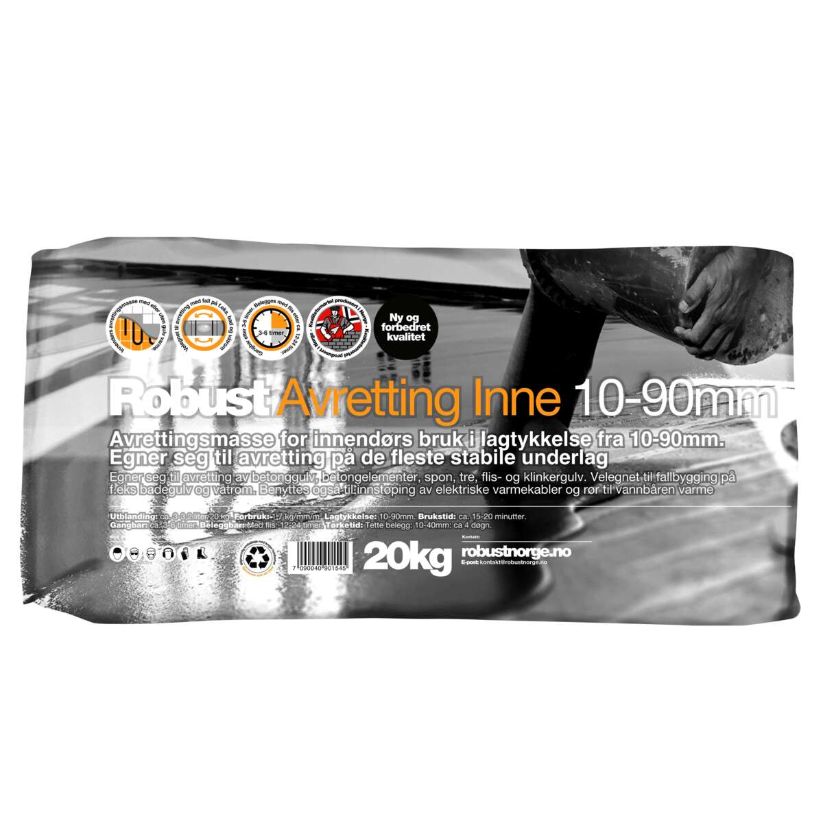 Robust Avretting inne 10-90 mm