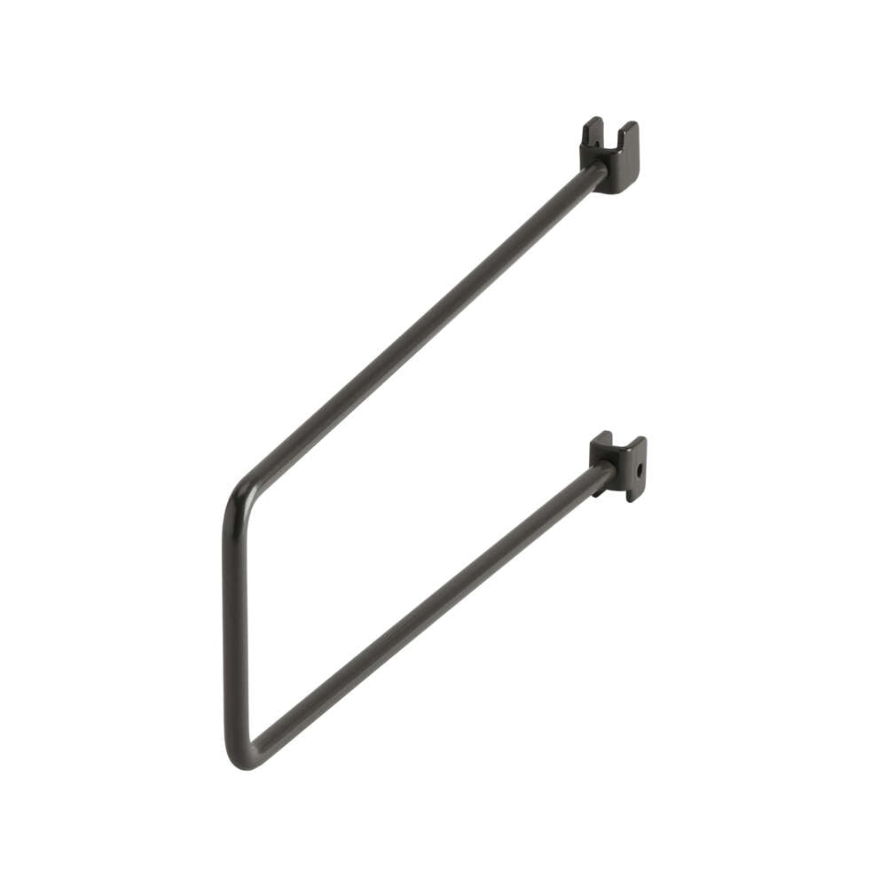 Elfa Klikk-inn graphite 250 mm bokstøtte for hengeskinne