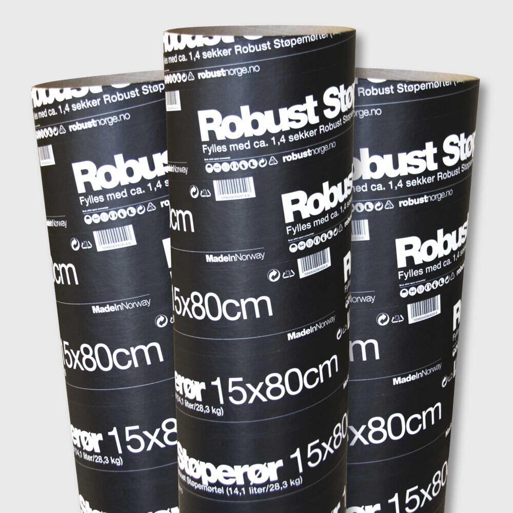 Robust støperør i papp