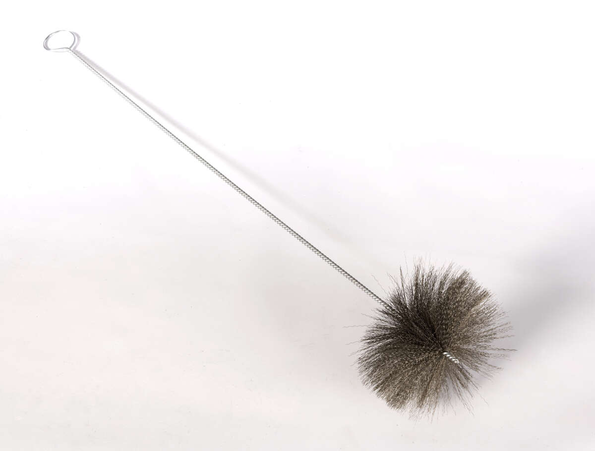 Tolmer sotbørste med stålskaft