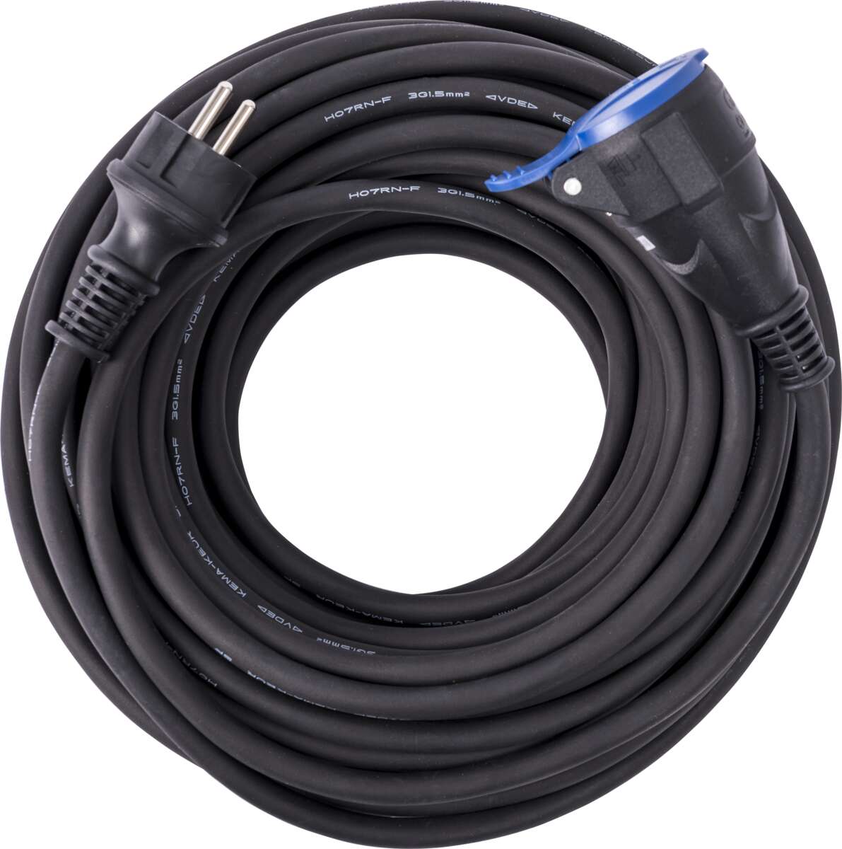 Gelia 230V skjøtekabel jordet m/lokk