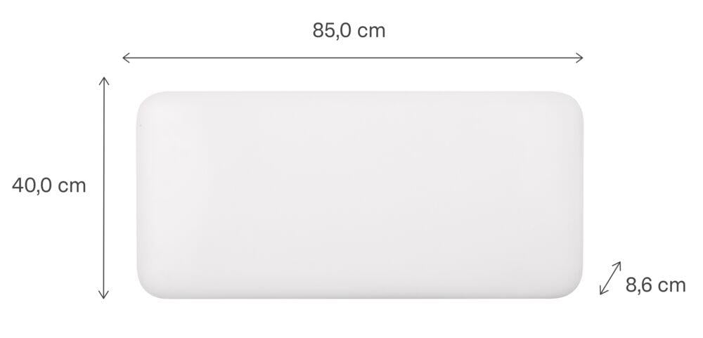 Mill Invisible WiFi panelovn 900W hvit