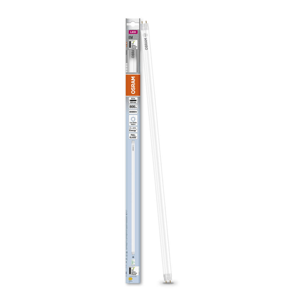 Ledvance LED lysrør T8 18 60CM 6,6W840