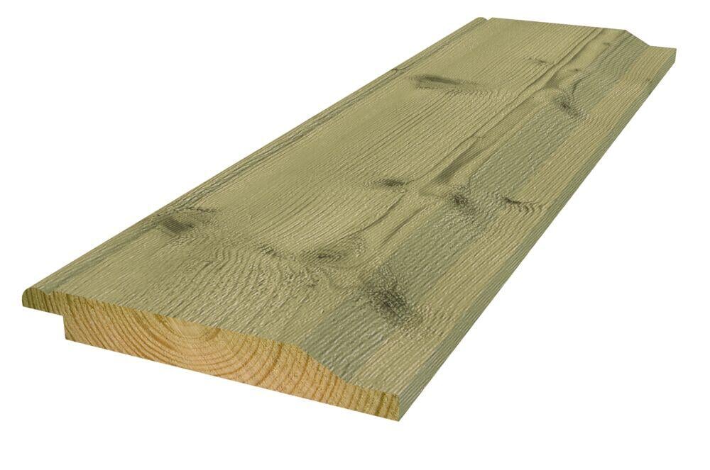 19x148 dobbelfals 28 gr impregnert furu kledning