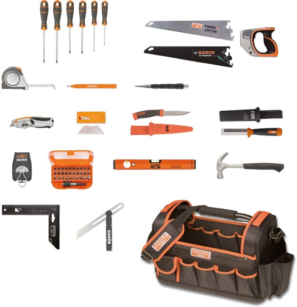 Bahco Carpenter verktøypakke
