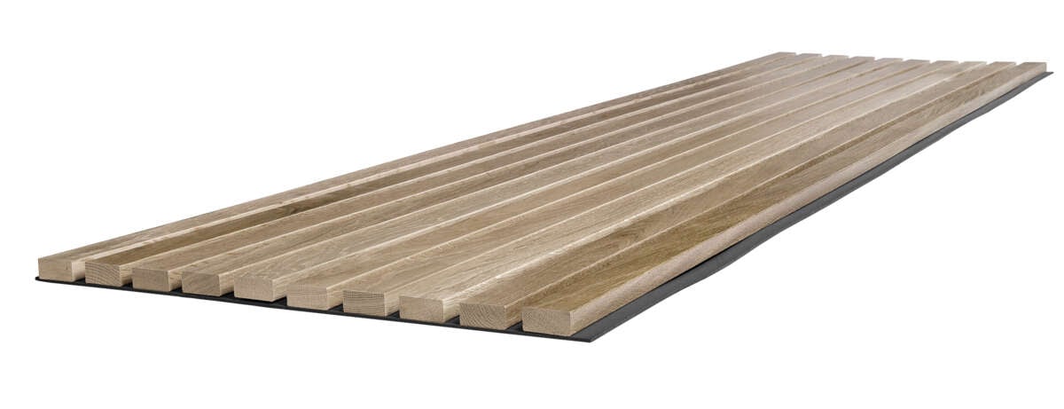 Rindalslist spileplate 60 cm ubehandlet heltre eik 21x45x2400
