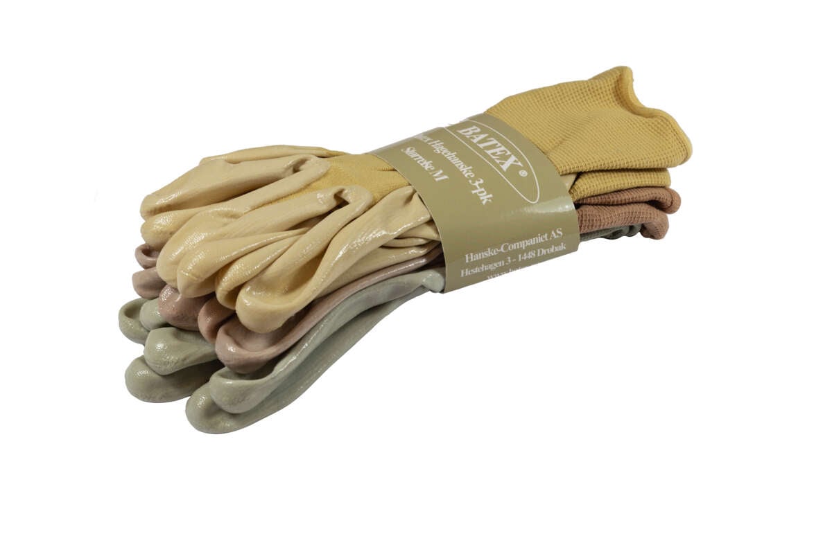 Batex hagehanske 3-pk