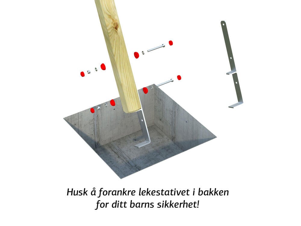 Palmako jordanker for lekestativ