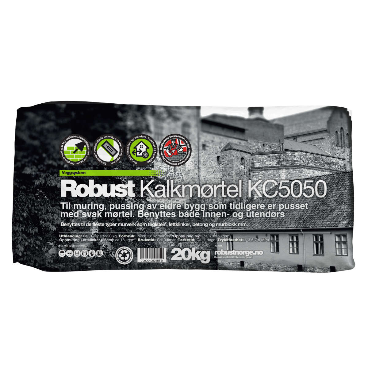 Robust Kalkmørtel 50/50