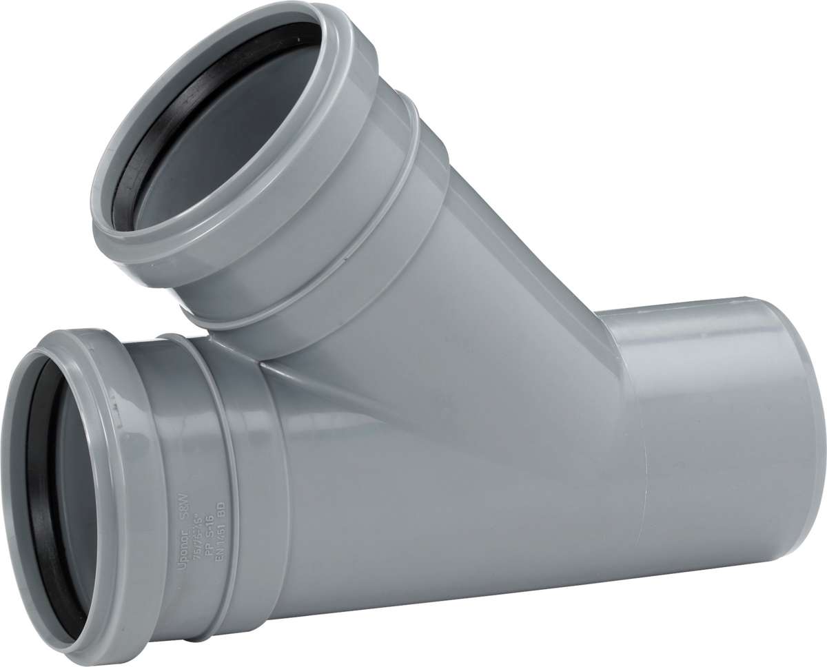 Uponor grenrør 110x110x45 grader