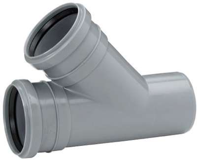 Uponor grenrør 110x50x45 grader