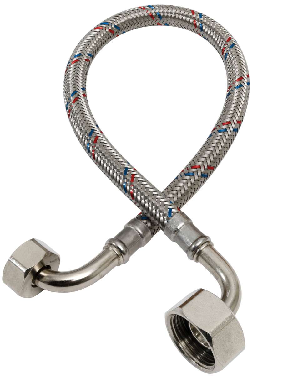 Tilkoblingsslange PEX G15/G20x1200mm vinkel/vinkel