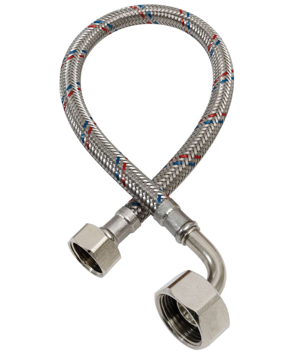 Tilkoblingsslange PEX G15/G20x1200mm Rett/Vinkel