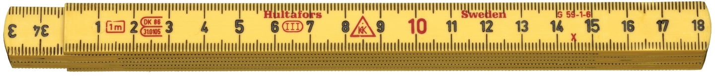 Hultafors Meterstokk G59-1-6 GU