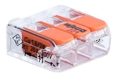 WAGO 3x0,08-2,5 koblingsklemme