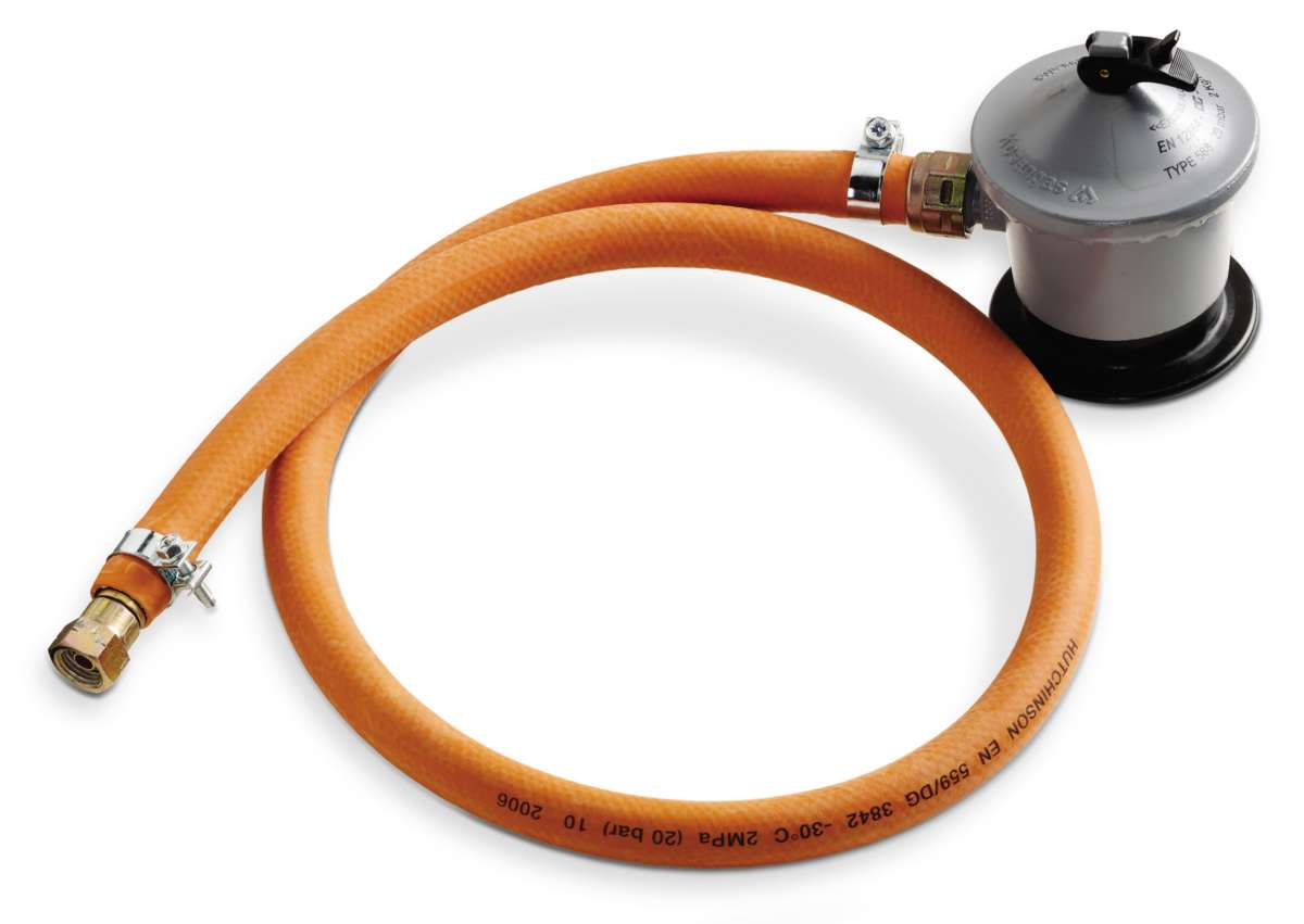 Weber regulator og slange