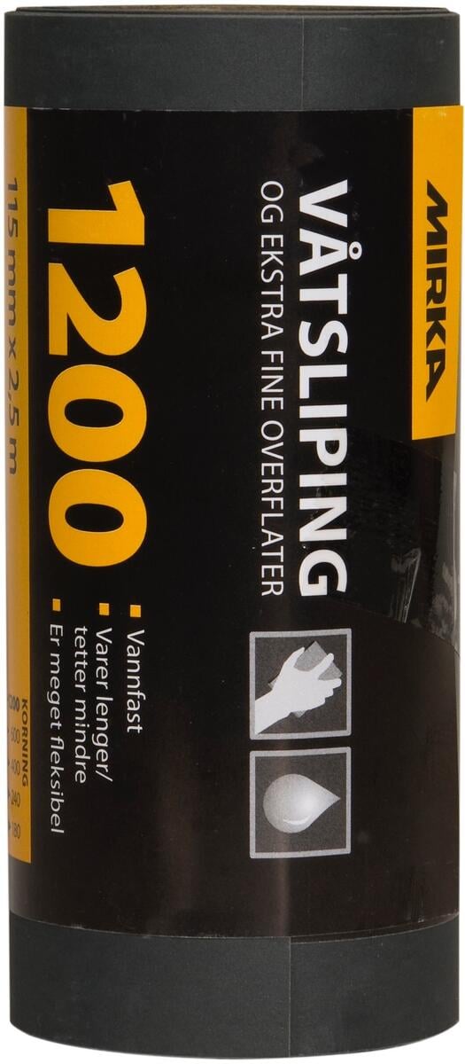 Sliperull våtslip 115mm X 2,5m