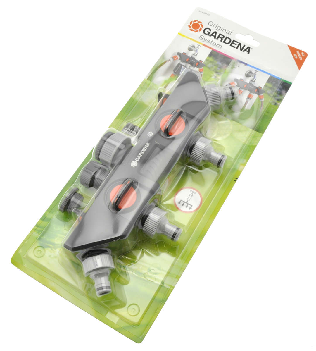 GARDENA 4-veis krankobling