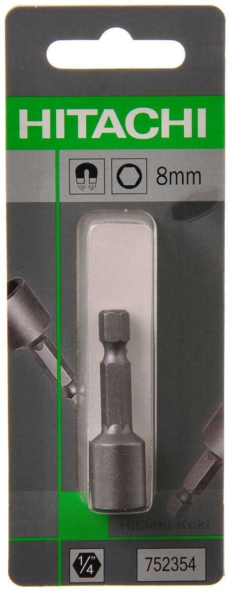Hitachi 1/4" 8 mm L=45 mm magnethylse