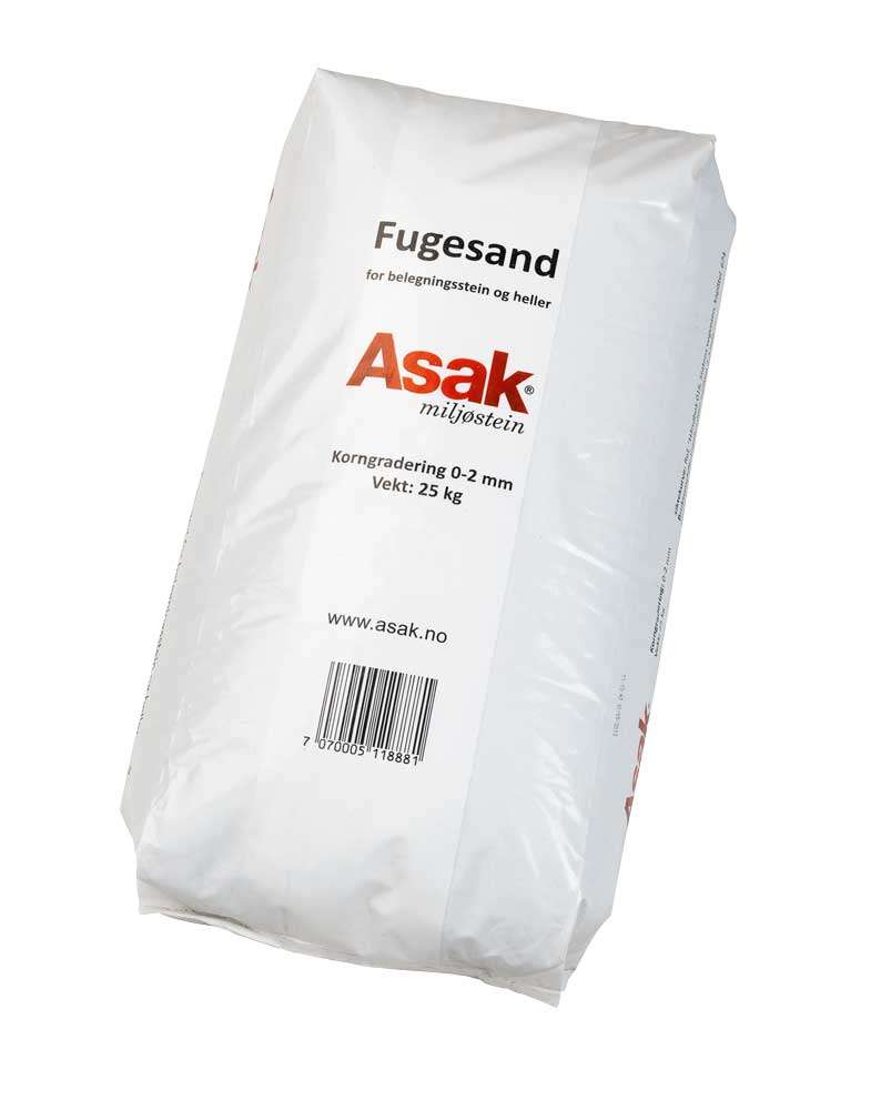 Asak Fugesand, standard 0-2 mm