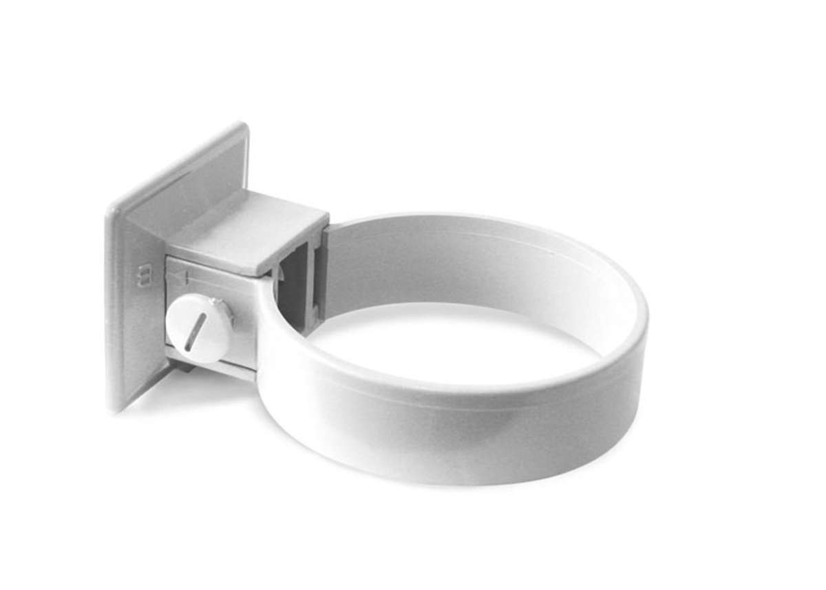 Plastmo rørklammer plast 75mm. hvit sett a2stk.