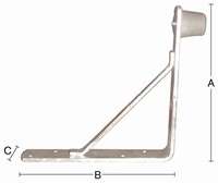 Habo Dørstopper vinkel