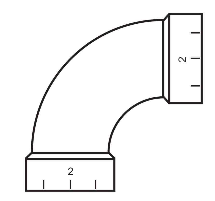 IPC Foma bend lang 175081 90 grader