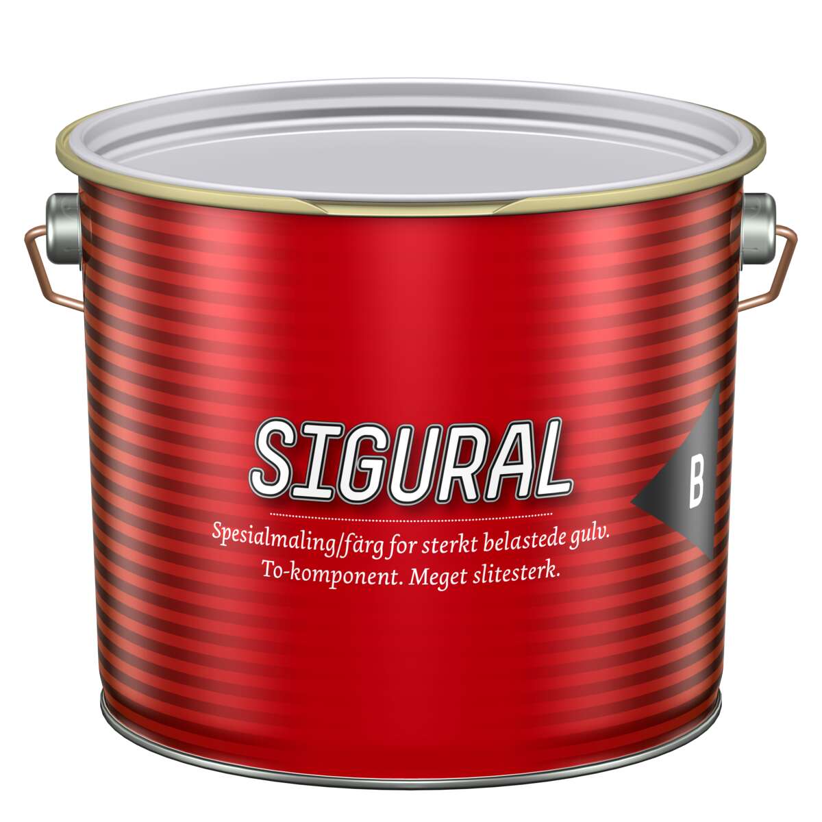 Trestjerner Sigural B epoksy gulvmaling