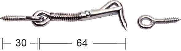 Habo 23020-1 haspe m/sperre