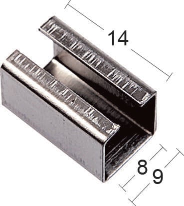 Firkanthylse 162 8-9 mm