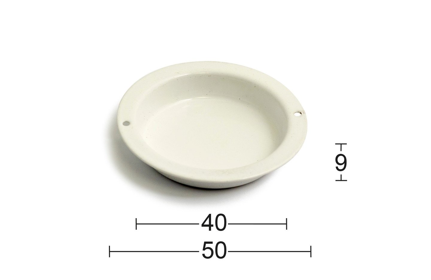 Skyvedørsskål 200 Krom 2pk