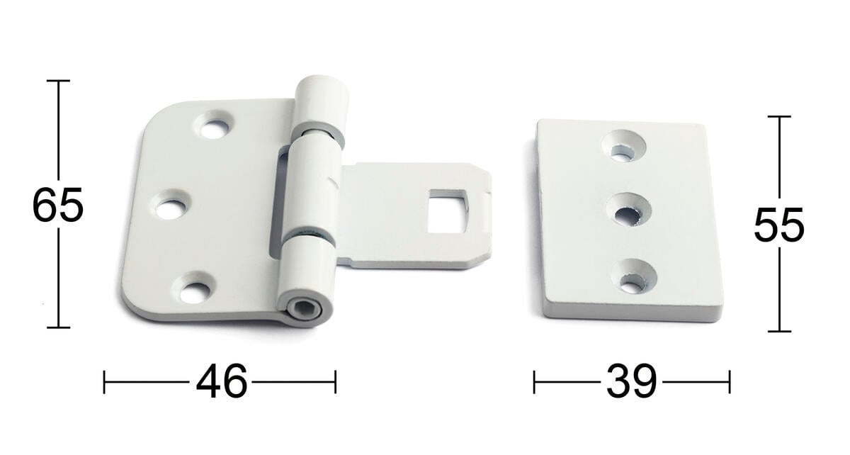 Dørhengsel Snap-In 2465 Epoxy