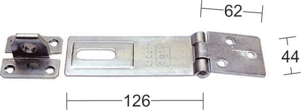 Habo 2365 hengelåshaspe