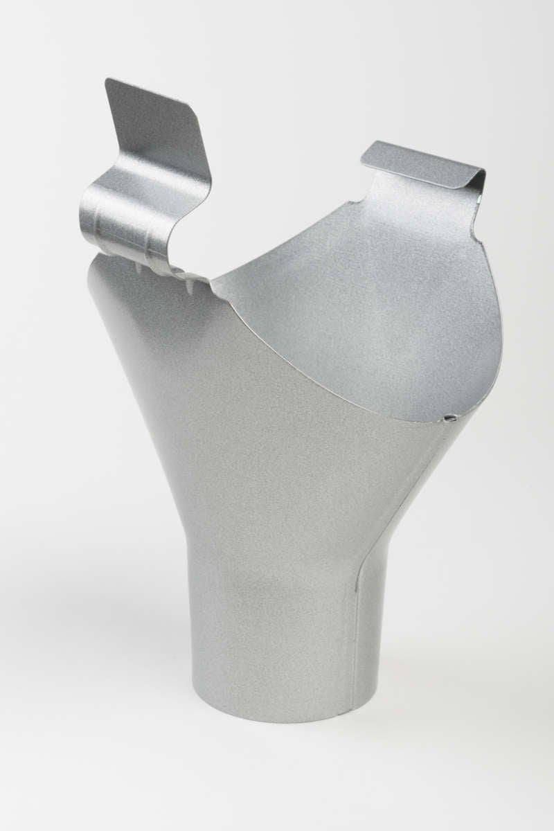 Tappestykke stål 125/75mm silver