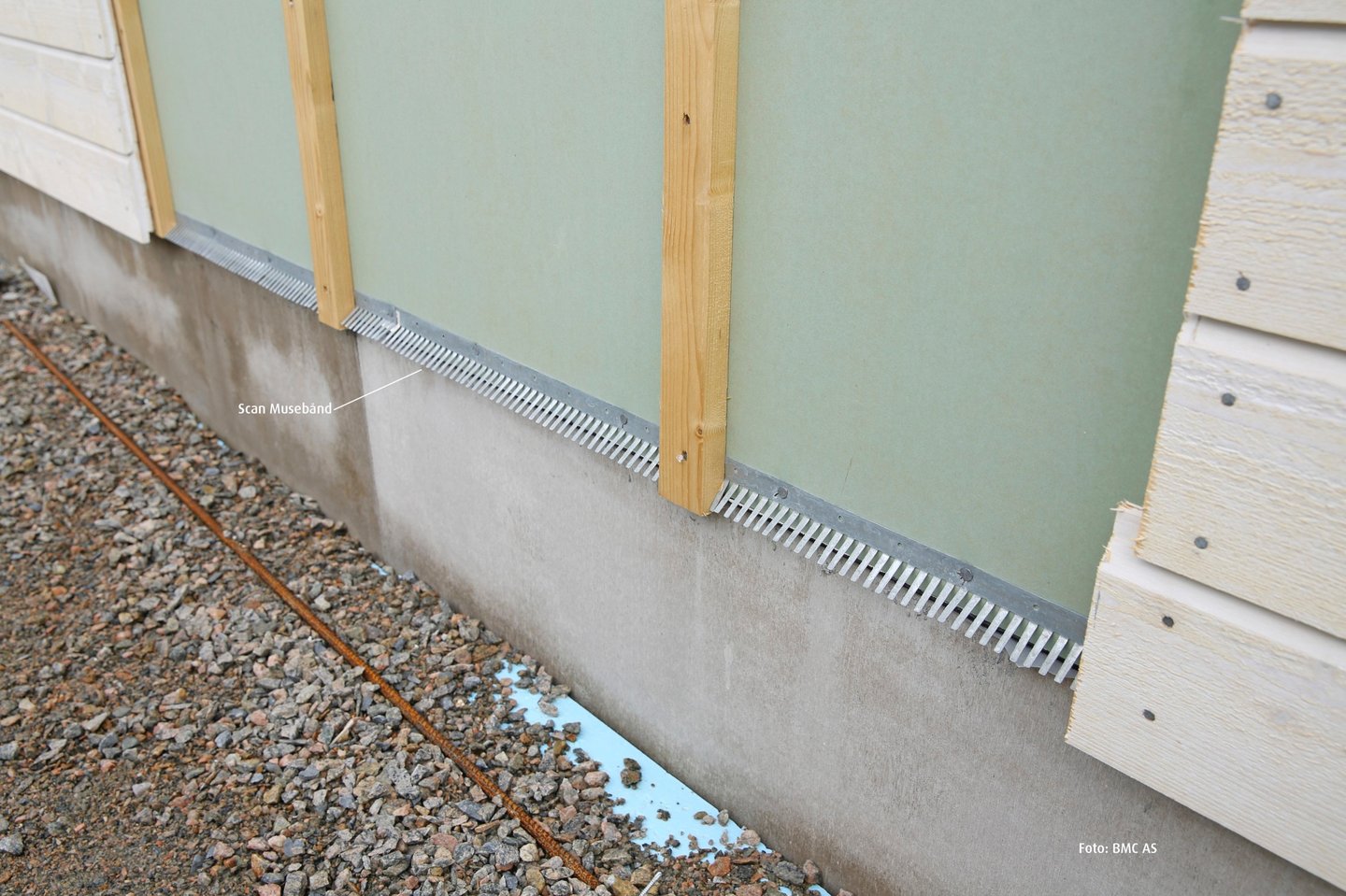 Musebånd galvanisert stål 0,05x0,45x1,25 m