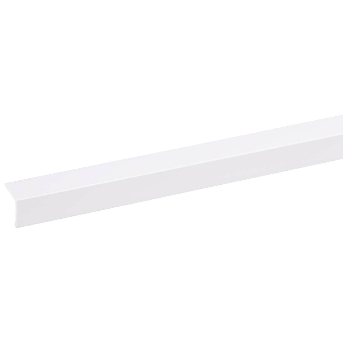 15x015x2600 Vinkellist PVC eik foliert