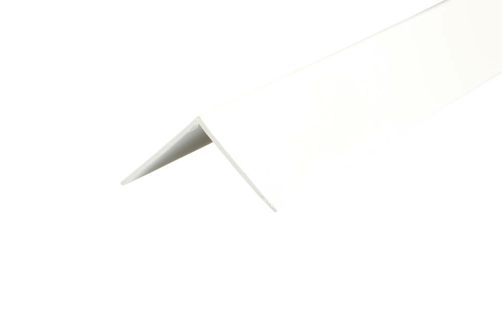 Vinkellist 35x035x2600mm, PVC hvit