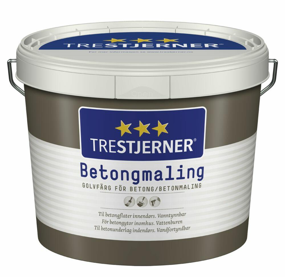 TreStjerner 40/halvblank interiør betongmaling