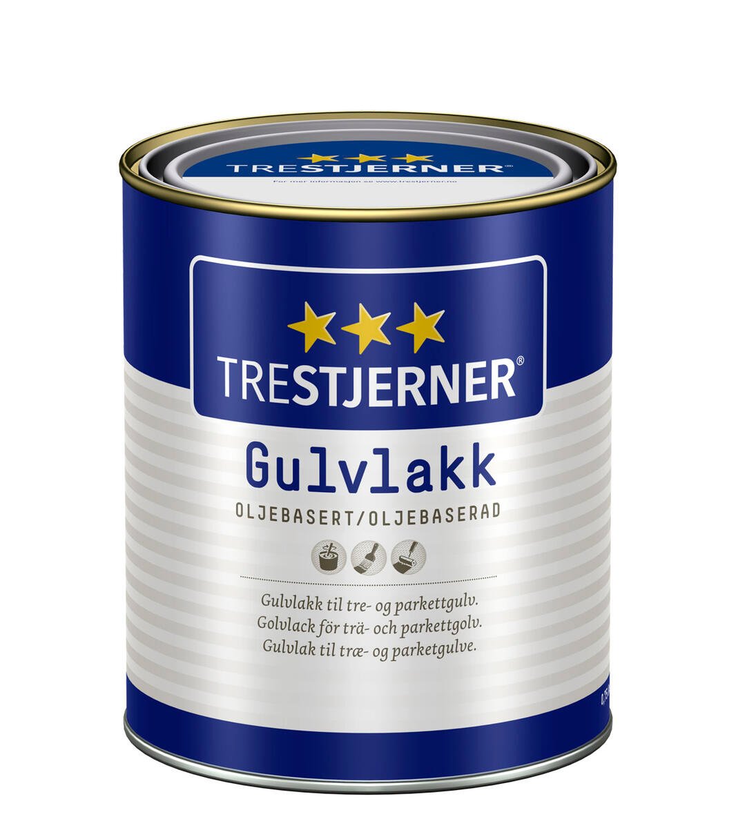 Trestjerner gulvlakk oljebasert halvblank