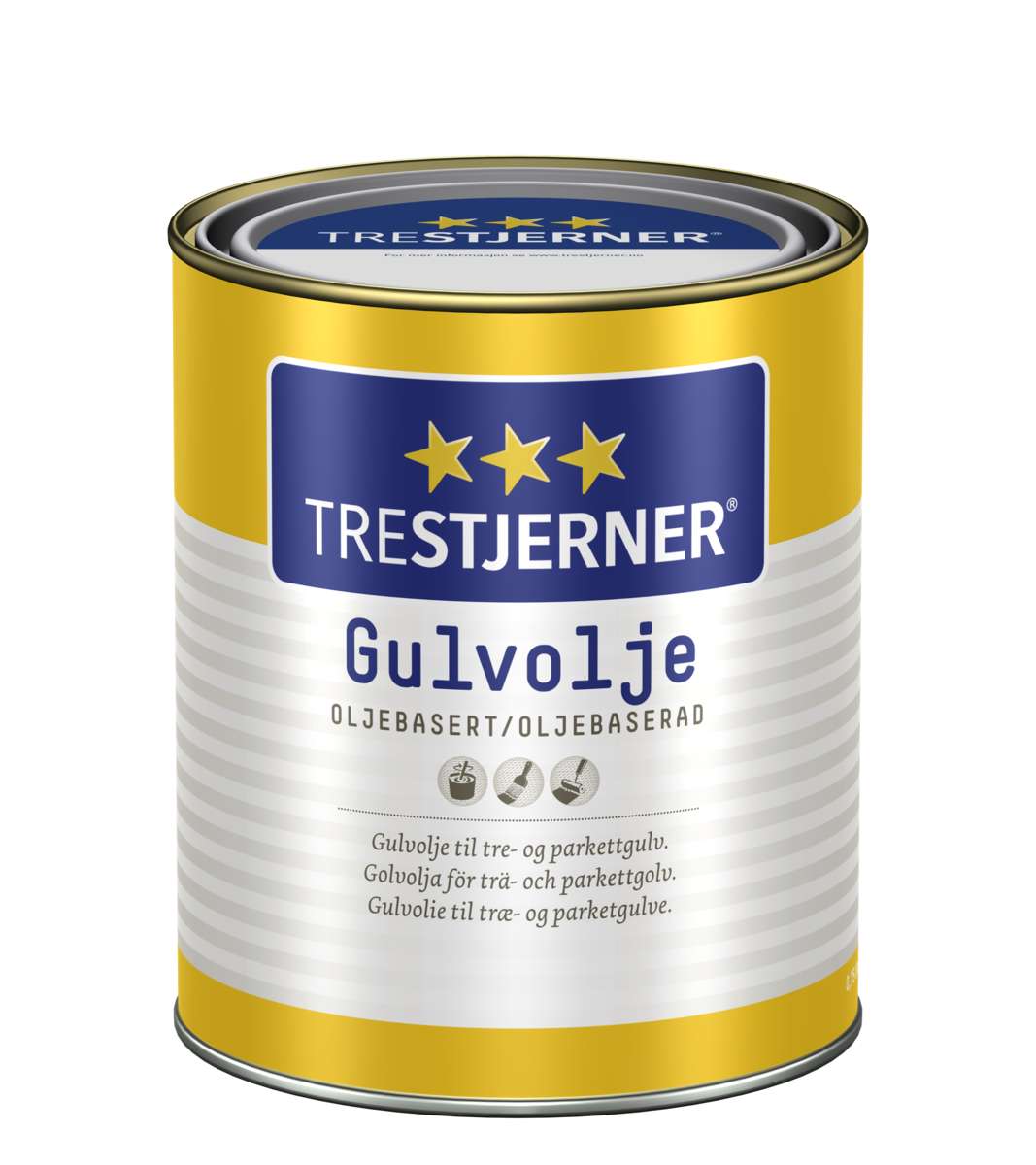 Trestjerner Gulvolje