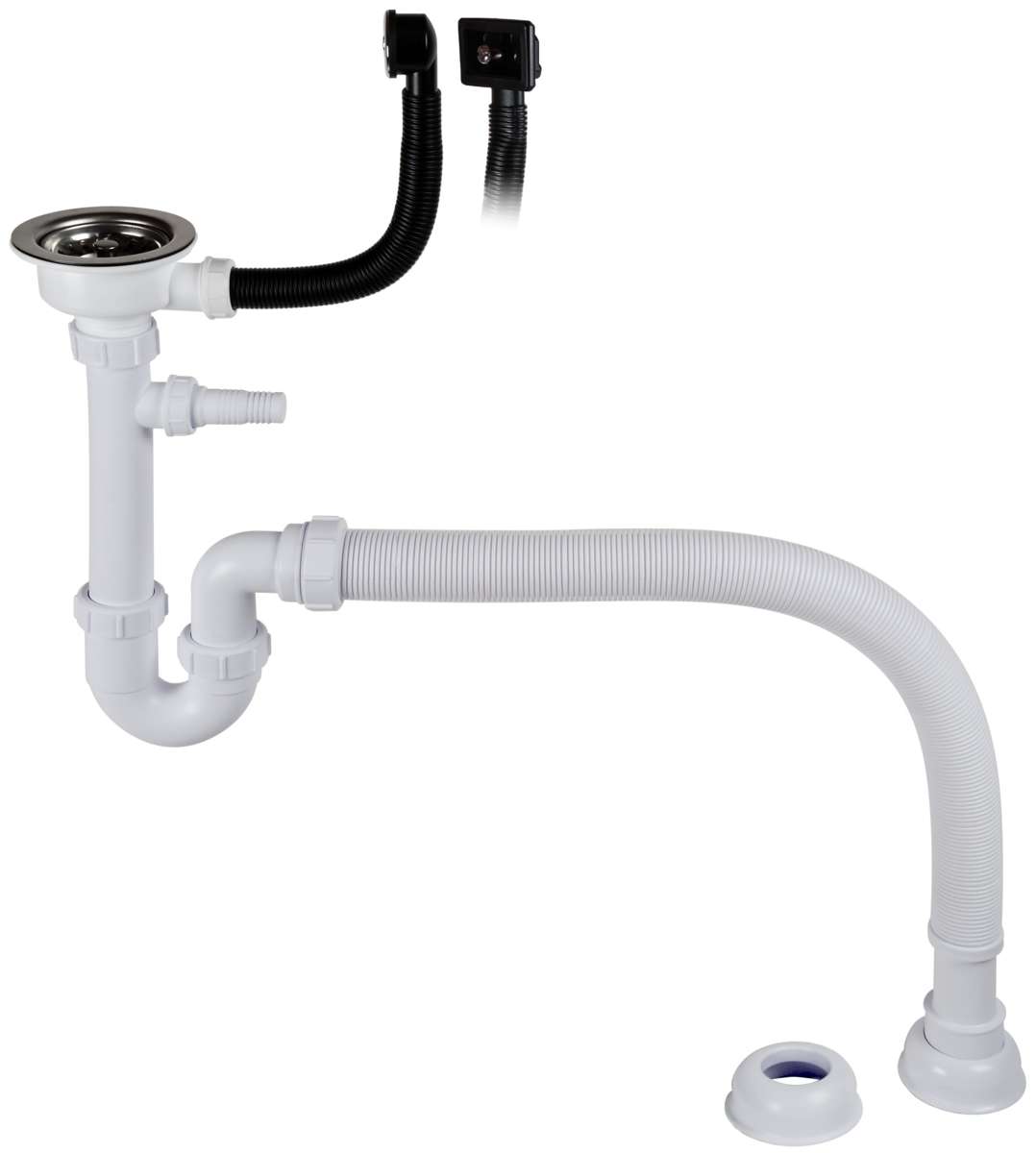 Gelia Avløpssett til kjøkkenvask 1 kum